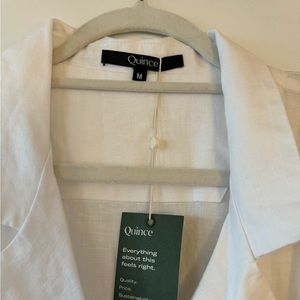 Quince White Linen Dress